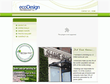 Tablet Screenshot of ecodesigntechnologies.com